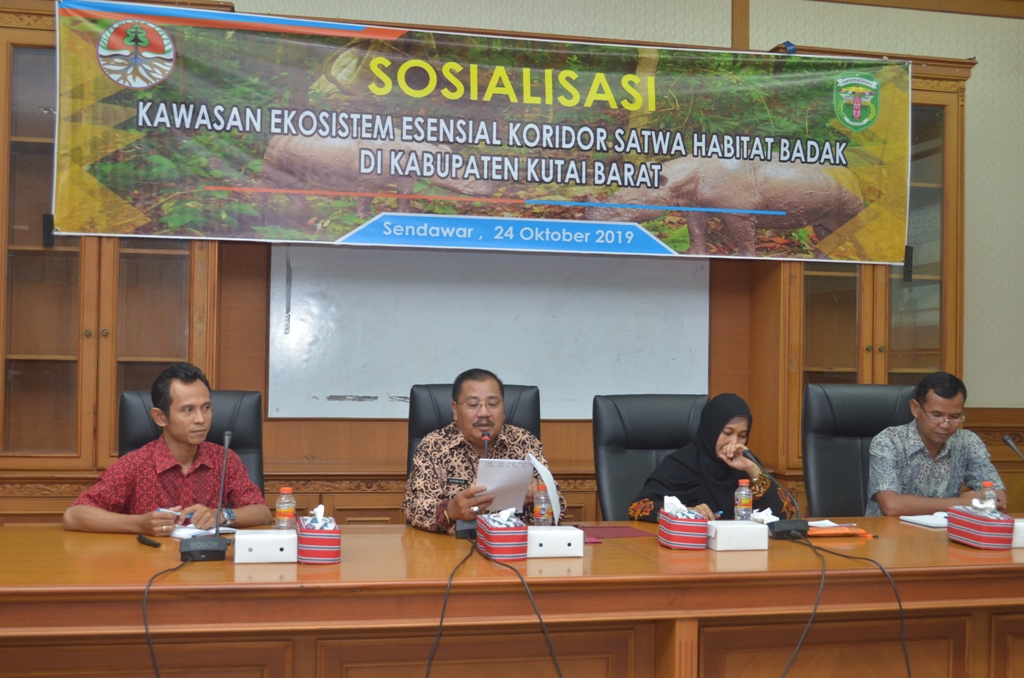 Sosialisasi Kawasan Ekosistem Esensial Koridor Satwa Habitat Badak 